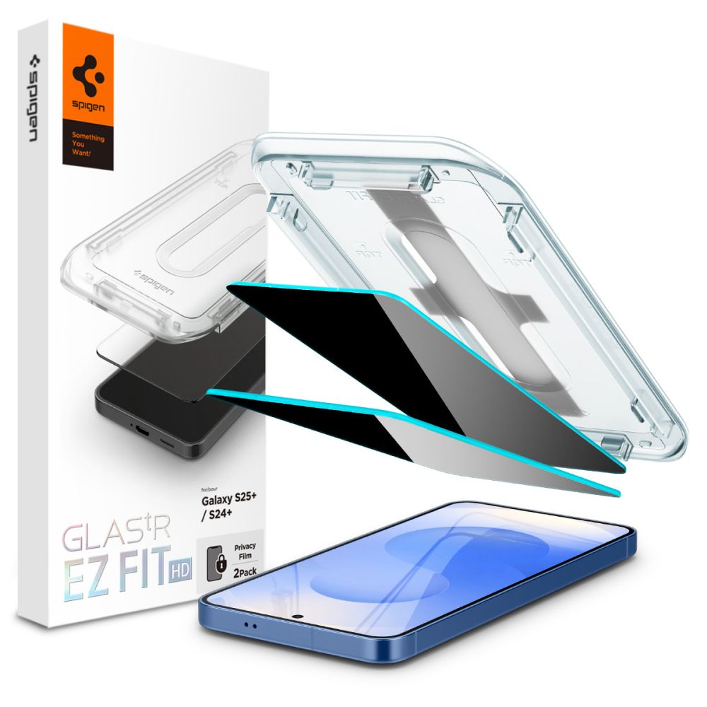 Spigen Spigen Galaxy S25 Plus/S24 Plus 2-PACK Skärmskydd GLAS.tR