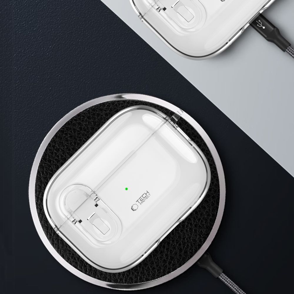 Tech-Protect Tech-Protect AirPods Pro 2/1 Skal Slim Hook Transparent