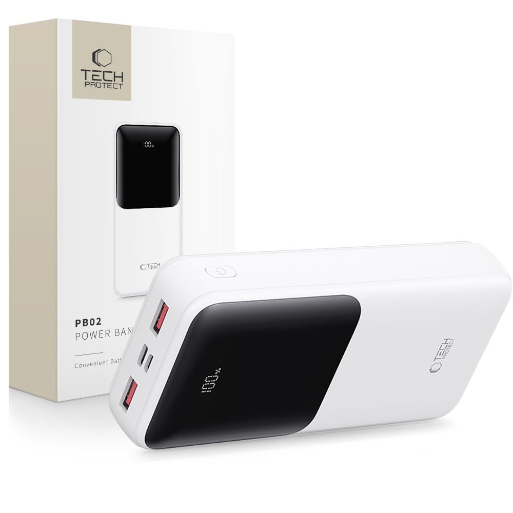 Tech-Protect Tech-Protect 20000 mAh 22.5W Powerbank Vit
