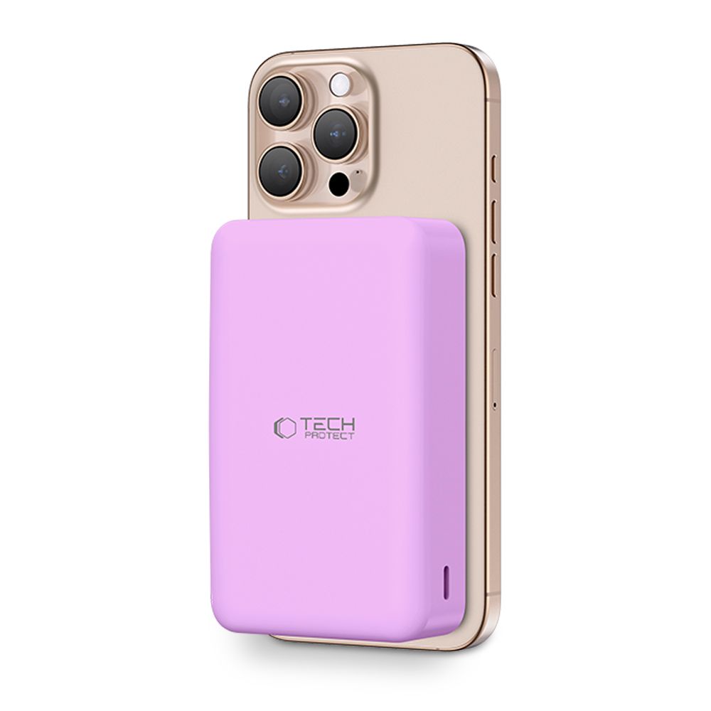 Tech-Protect Tech-Protect 20000 mAh MagSafe Powerbank LifeMag Lila