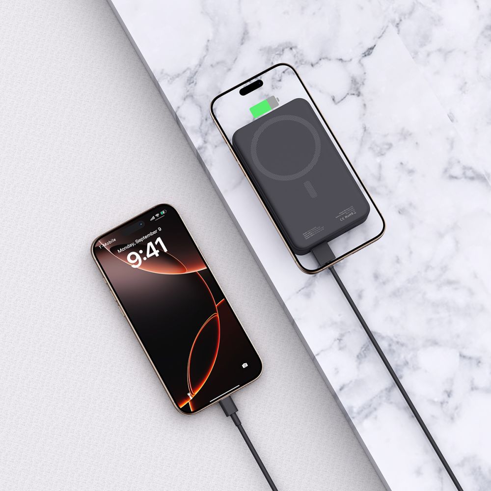 Tech-Protect Tech-Protect 20000 mAh MagSafe Powerbank LifeMag Svart