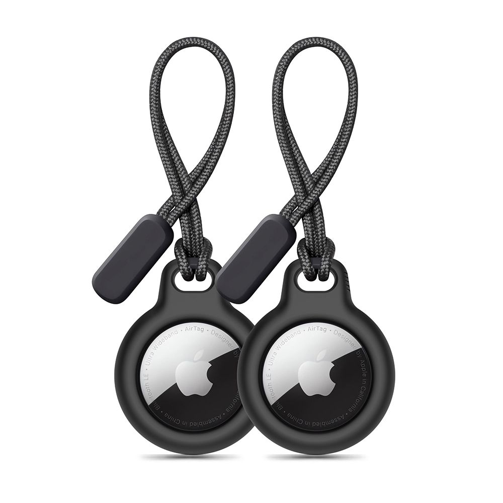 Tech-Protect Tech-Protect Apple AirTag 2/1 2-PACK Hållare Rough Chain Svart