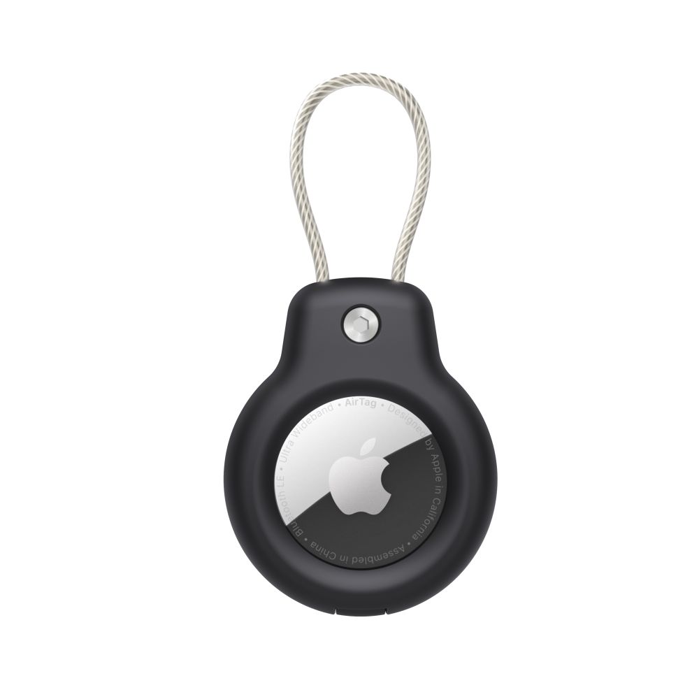 Tech-Protect Tech-Protect Apple AirTag 2/1 2-PACK Hållare Rough Vein Svart