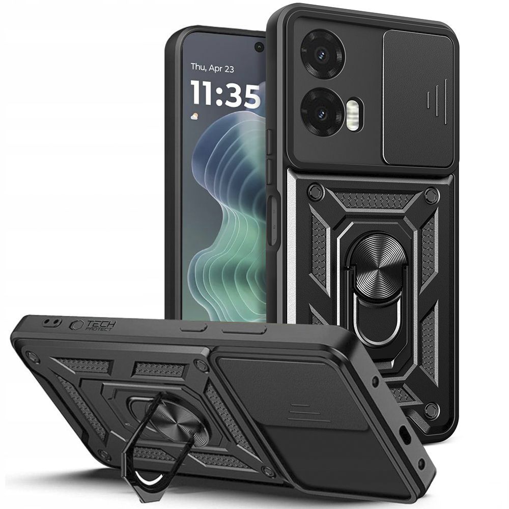 Tech-Protect Tech-Protect Motorola Moto G35 5G Skal CamShield Pro Svart
