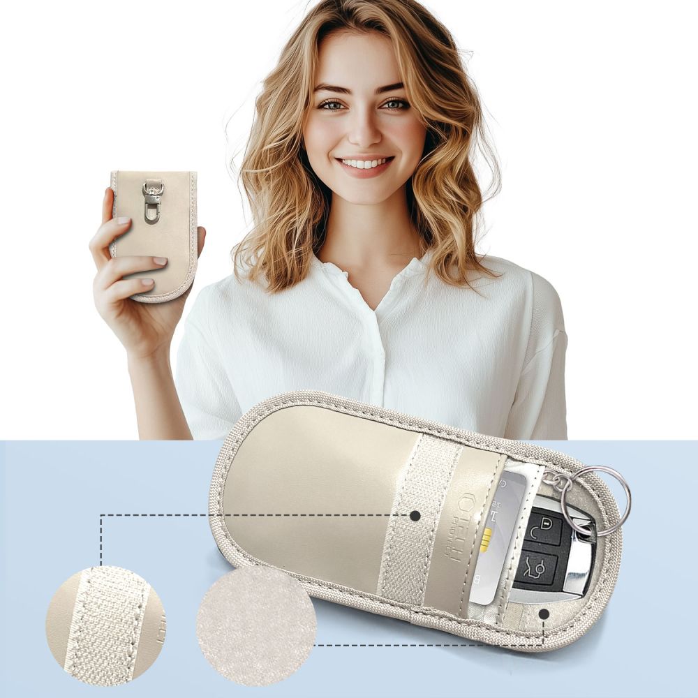 Tech-Protect Tech-Protect RFID Signalblockerande Fodral Caffe Latte