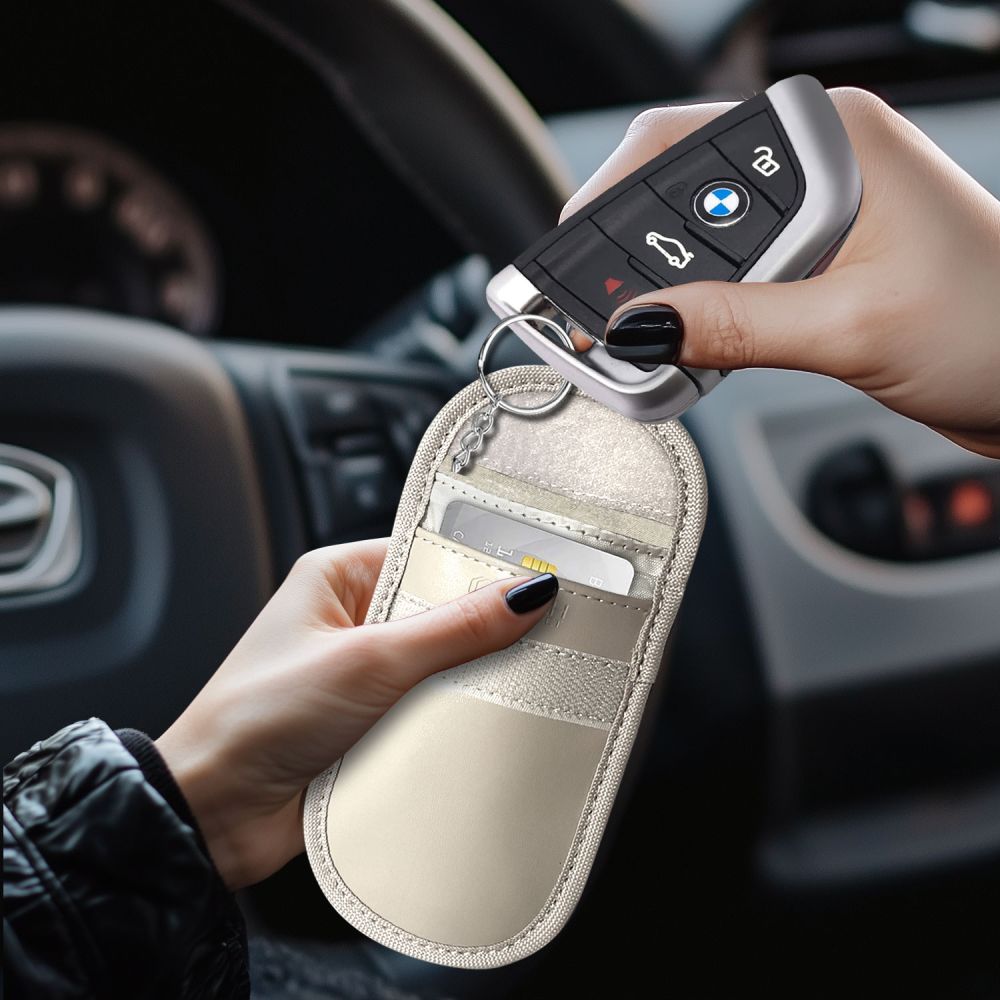 Tech-Protect Tech-Protect RFID Signalblockerande Fodral Caffe Latte