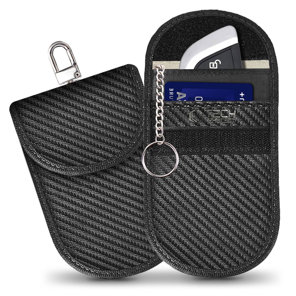 Tech-Protect Tech-Protect RFID Signalblockerande Fodral Kolfiber Textur