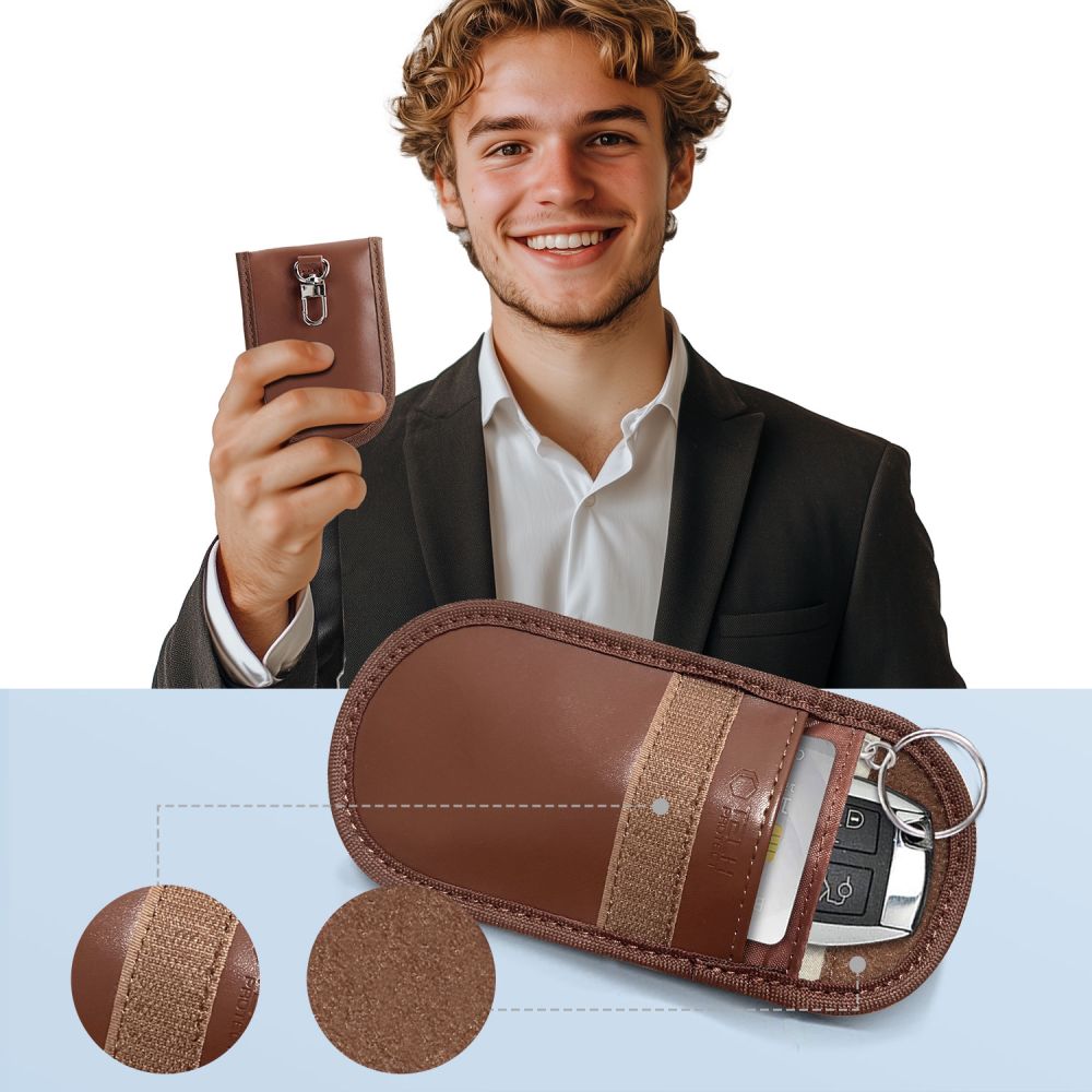 Tech-Protect Tech-Protect RFID Signalblockerande Fodral Espresso
