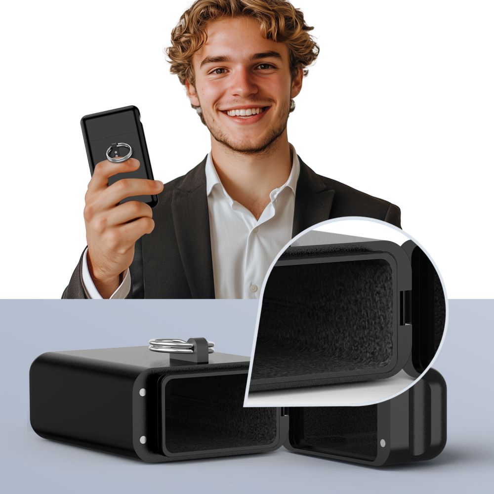 Tech-Protect Tech-Protect RFID Signalblockernade Fodral Metall Svart