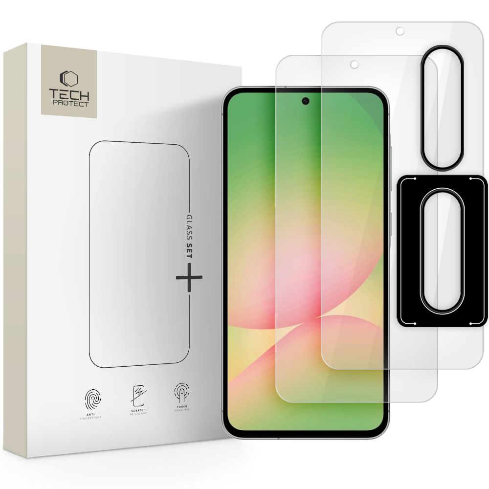 Tech-Protect Tech-Protect Galaxy A36 / A56 5G 3-PACK Skärmskydd/Linsskydd