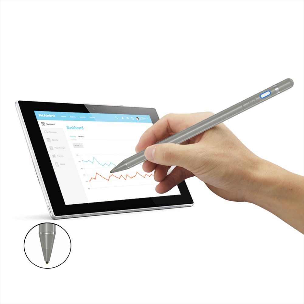 Tech-Protect Tech-Protect Active Stylus Touchpenna Titanium