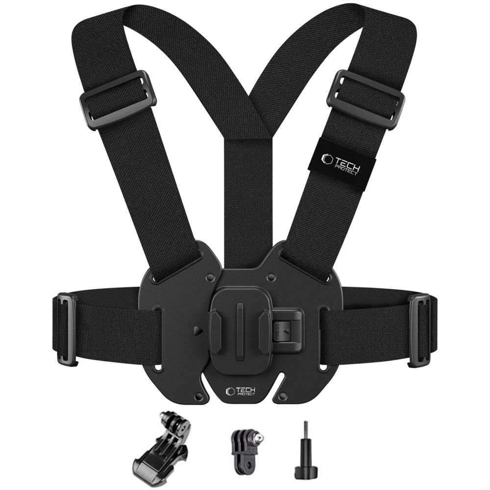 Tech-Protect Tech-Protect Bröstsele För GoPro / DJI Actionkamera Svart