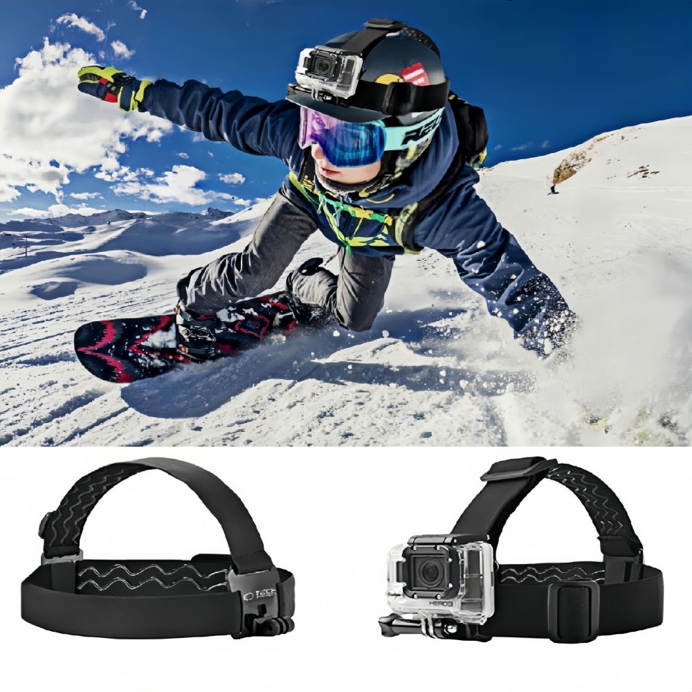 Tech-Protect Tech-Protect Huvudfäste För GoPro / DJI Actionkamera Svart
