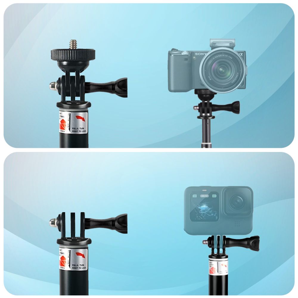 Tech-Protect Tech-Protect Selfiestick För GoPro / DJI Svart
