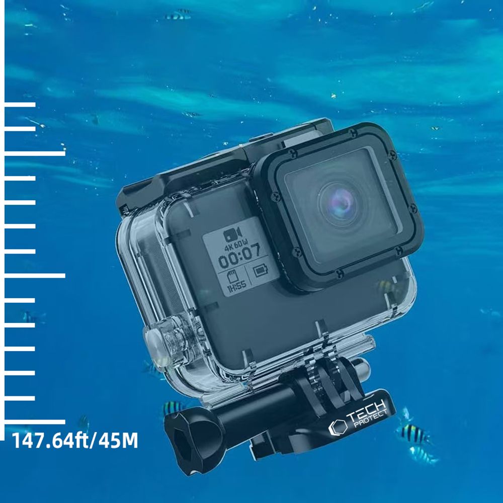 Tech-Protect Tech-Protect GoPro Hero 5/6/7 Vattentät Fodral Transparent