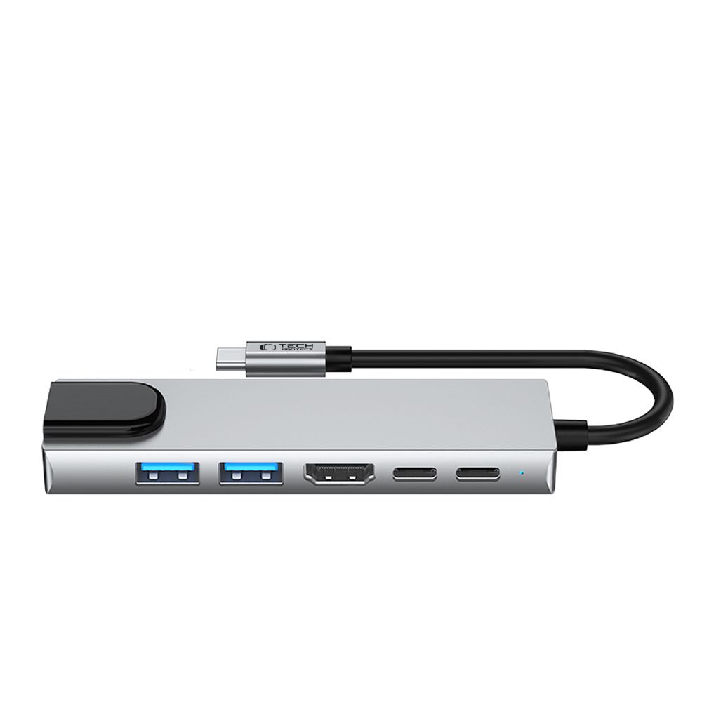 Tech-Protect Tech-Protect 6in1 USB-C Hub - USB-C / USB 3.0/2.0 / HDMI / RJ45
