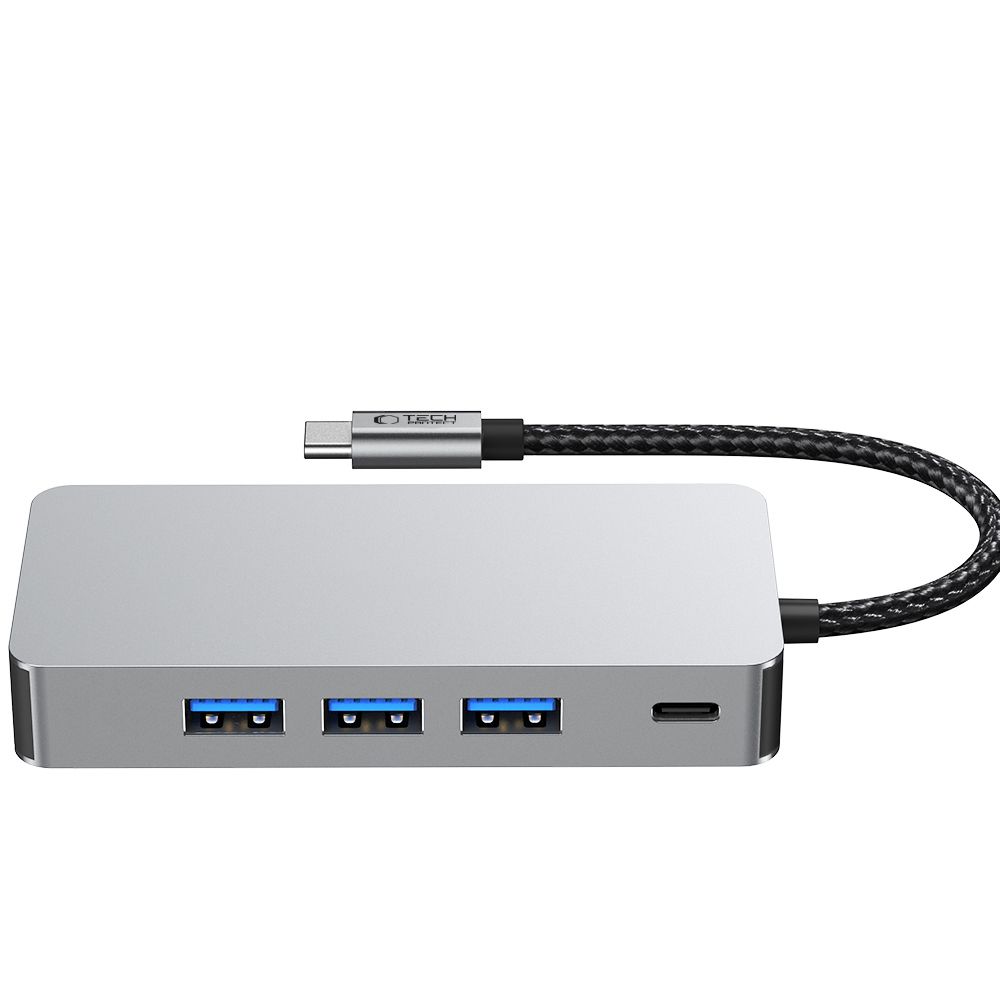 Tech-Protect Tech-Protect 9in1 USB-C Hub - USB-C/USB 3.0/2.0/HDMI/SD/TF/RJ45