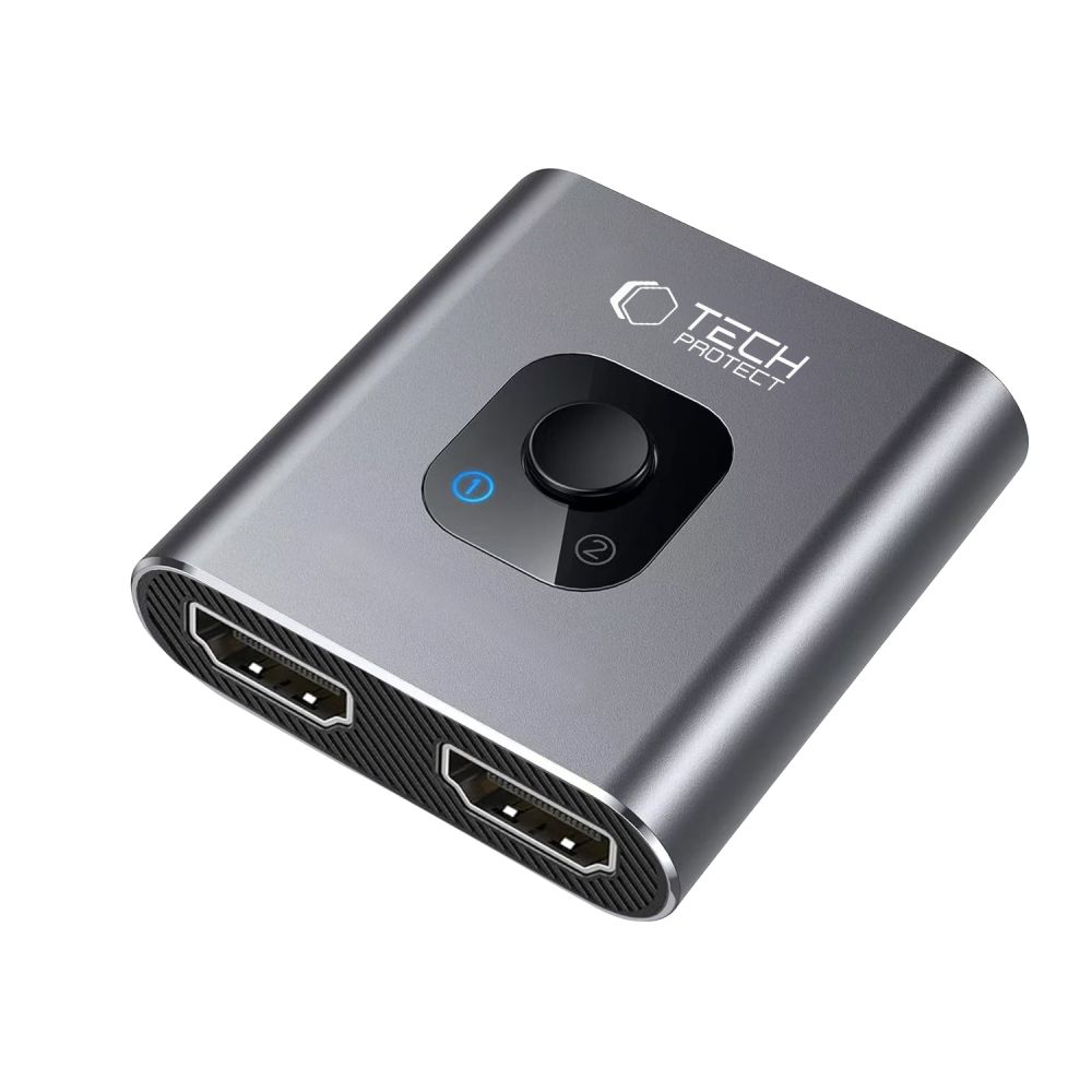 Tech-Protect Tech-Protect 2in1 4K 60Hz HDMI Adapter Grå