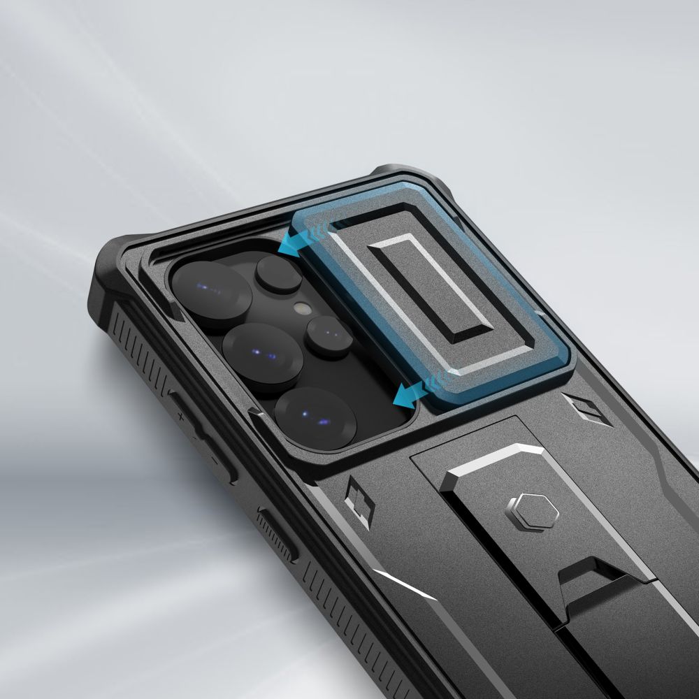 Tech-Protect Tech-Protect Samsung Galaxy S25 Ultra Skal Kevlar Cam+ Svart