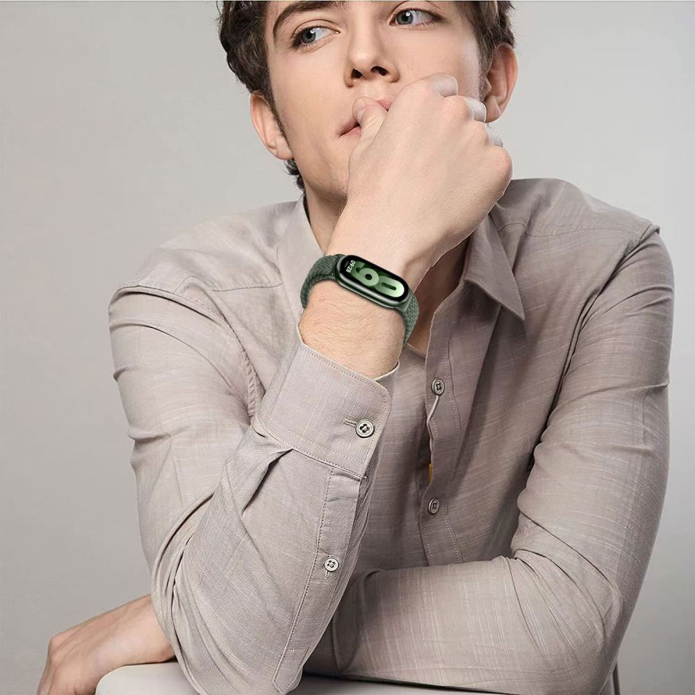 Tech-Protect Tech-Protect Xiaomi Smart Band 10/9/8 Armband NylonMag Svart