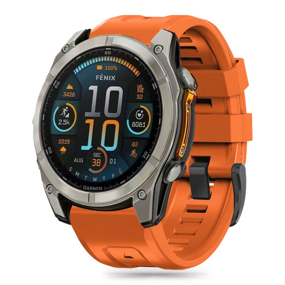 Tech-Protect Tech-Protect Garmin Fenix 20 mm Armband Silicone Orange