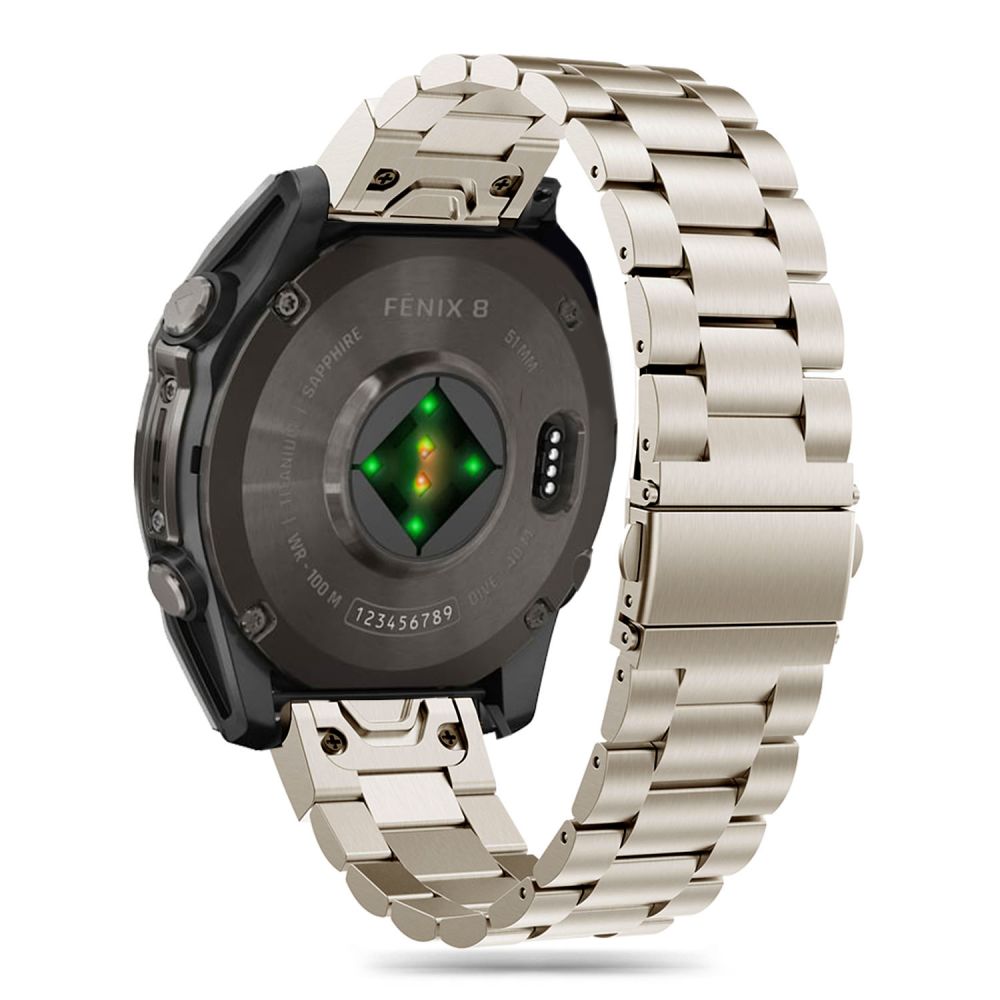 Tech-Protect Tech-Protect Garmin Fenix 26 mm Armband Stainless Titanium