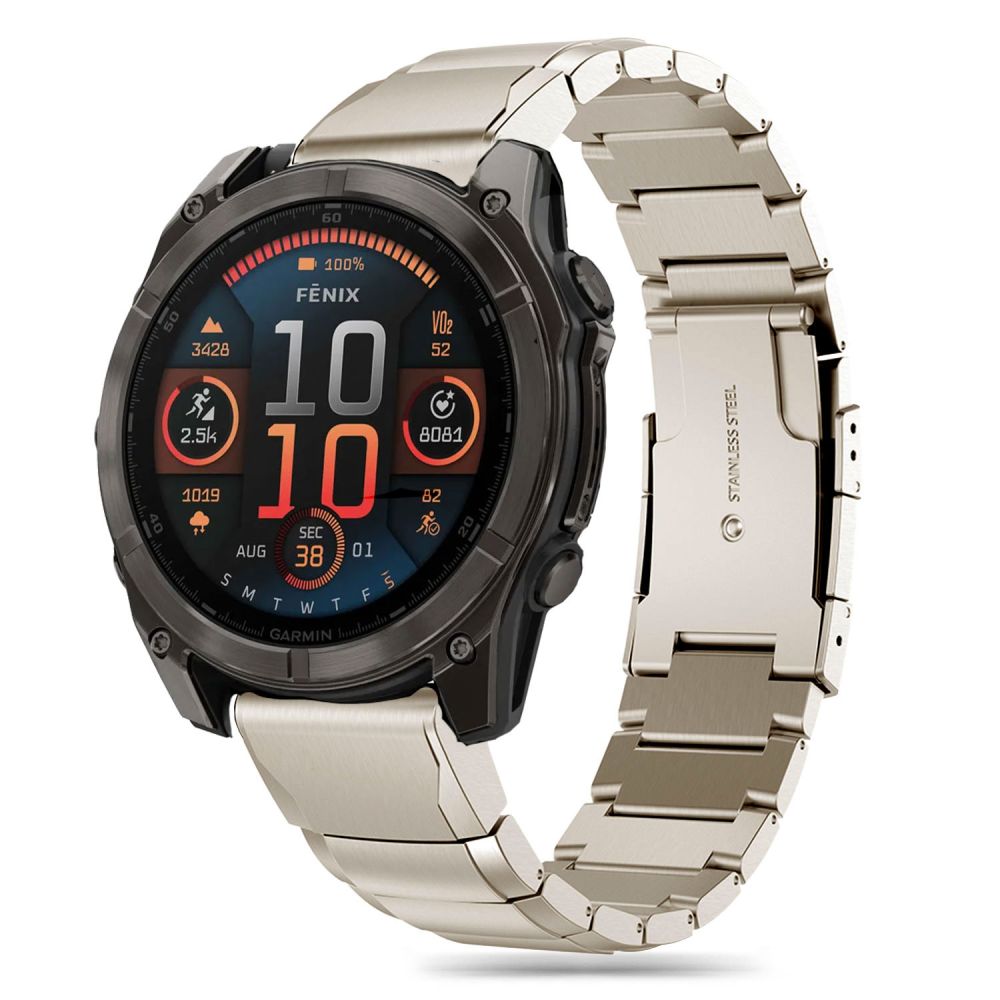 Tech-Protect Tech-Protect Garmin Fenix 5/6/6 Pro/7/8/E 47 mm Armband Steelband