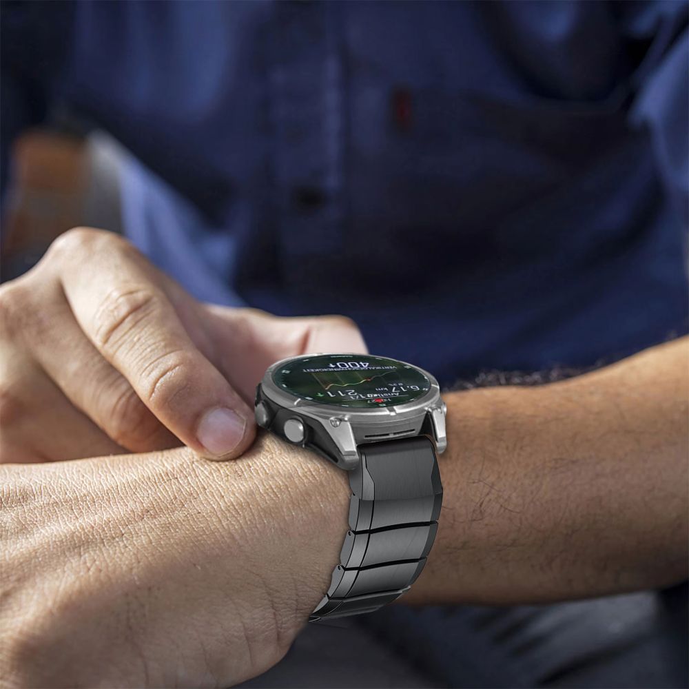 Tech-Protect Tech-Protect Garmin Fenix 5/6/6 Pro/7/8/E 47 mm Armband Steelband