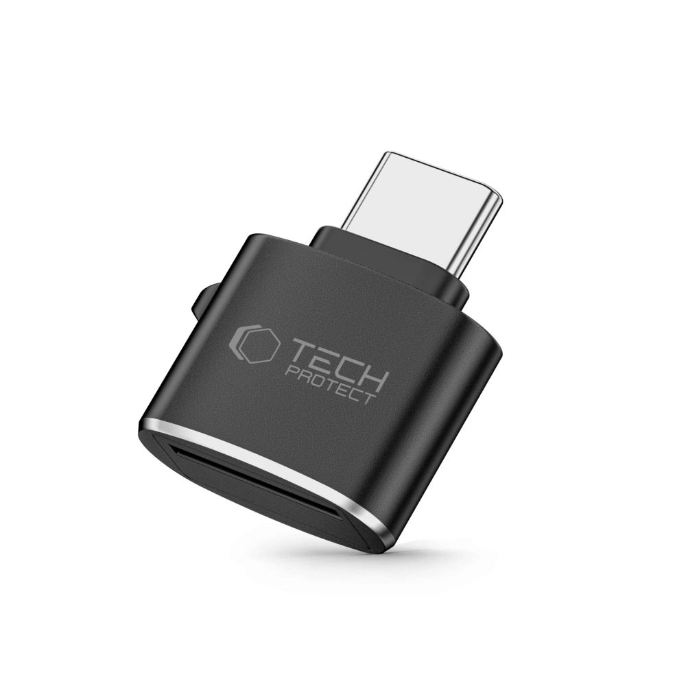 Tech-Protect Tech-Protect USB-C - Micro SD/TF Kortläsare Ultraboost Svart