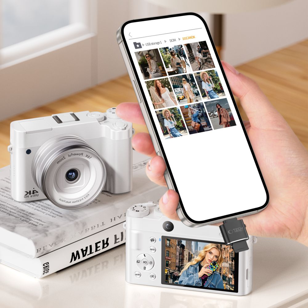 Tech-Protect Tech-Protect USB-C - Micro SD/TF Kortläsare Ultraboost Svart