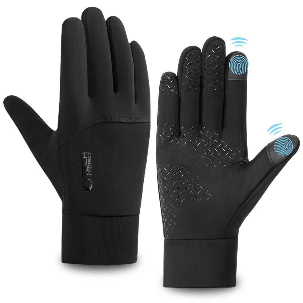 Tech-Protect Tech-Protect Handskar Med Touchfunktion Storlek L Svart