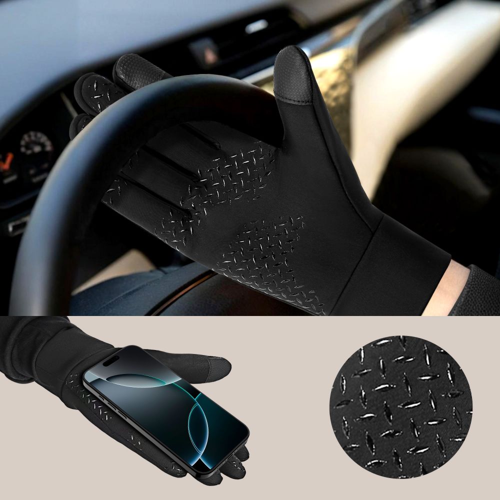 Tech-Protect Tech-Protect Handskar Med Touchfunktion Storlek M Svart