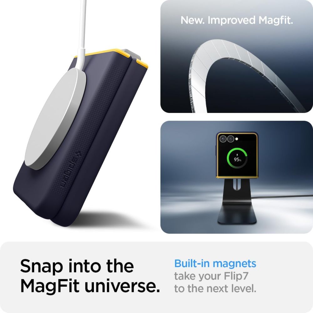 Spigen Spigen Galaxy Z Flip 7 Skal MagSafe Nano Pop Blueberry Navy
