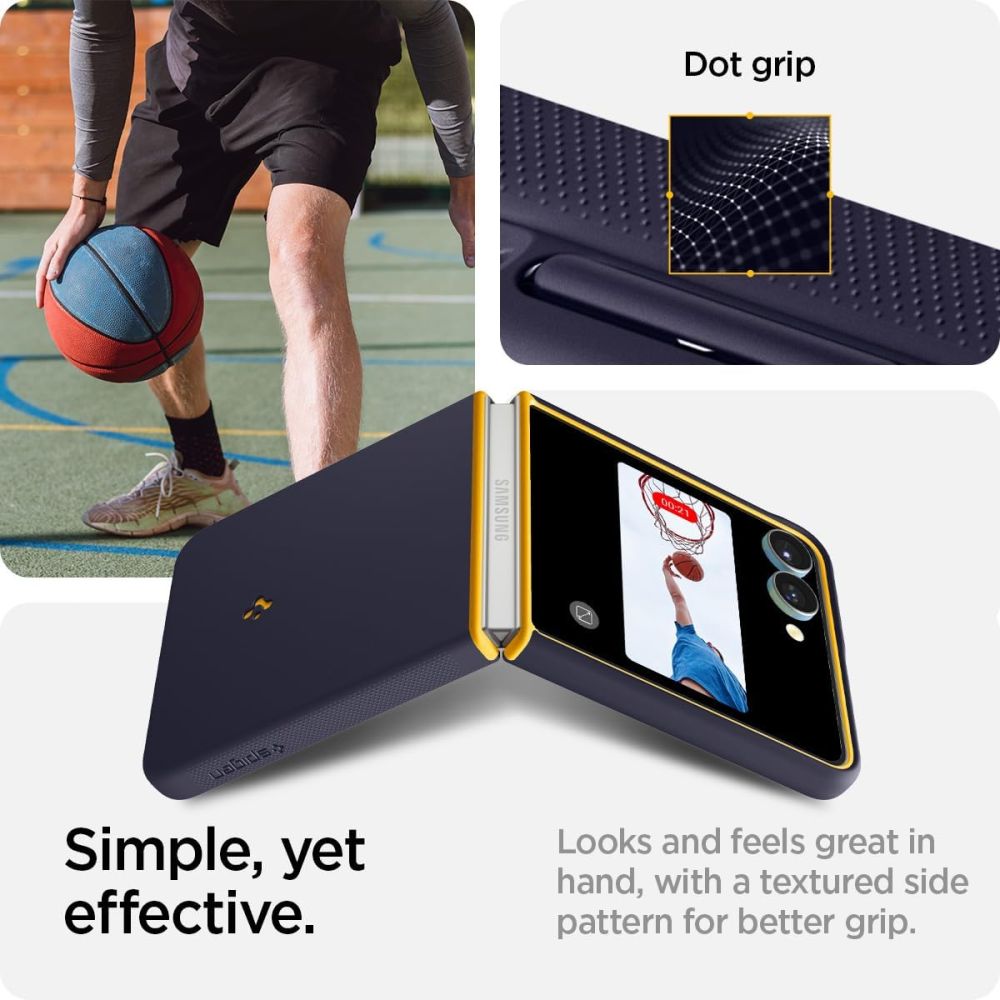 Spigen Spigen Galaxy Z Flip 7 Skal MagSafe Nano Pop Blueberry Navy