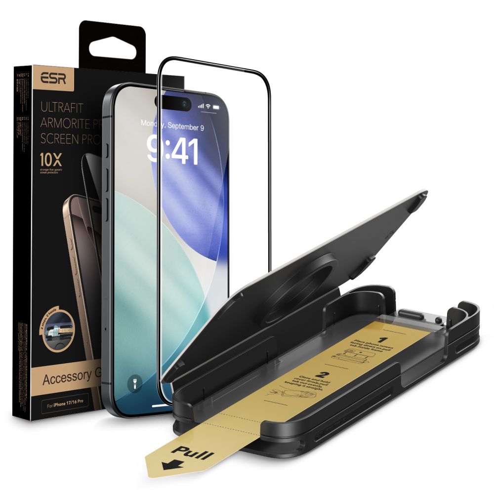 ESR ESR iPhone 17 / 16 Pro UltraFit Armorite Pro Skärmskydd Härdat Glas