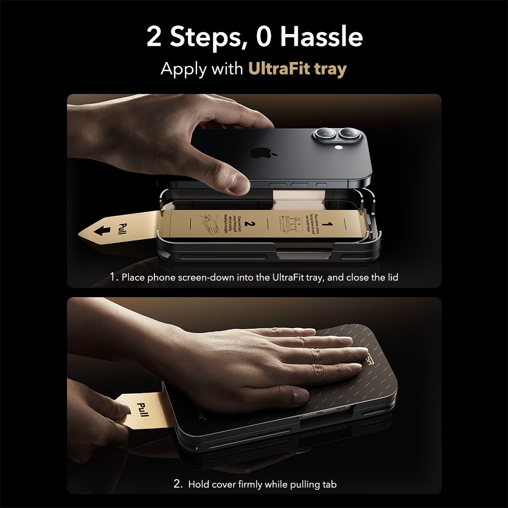 ESR ESR iPhone 17 / 16 Pro UltraFit Armorite Pro Skärmskydd Härdat Glas