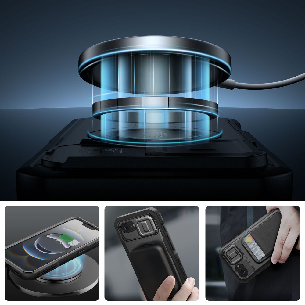 Tech-Protect Tech-Protect iPhone 16e Skal MagSafe Kevlar Svart