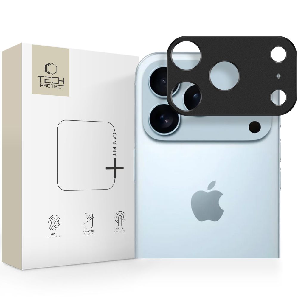 Tech-Protect Tech-Protect iPhone 17 Pro Linsskydd CamAlloy Fit+ Svart