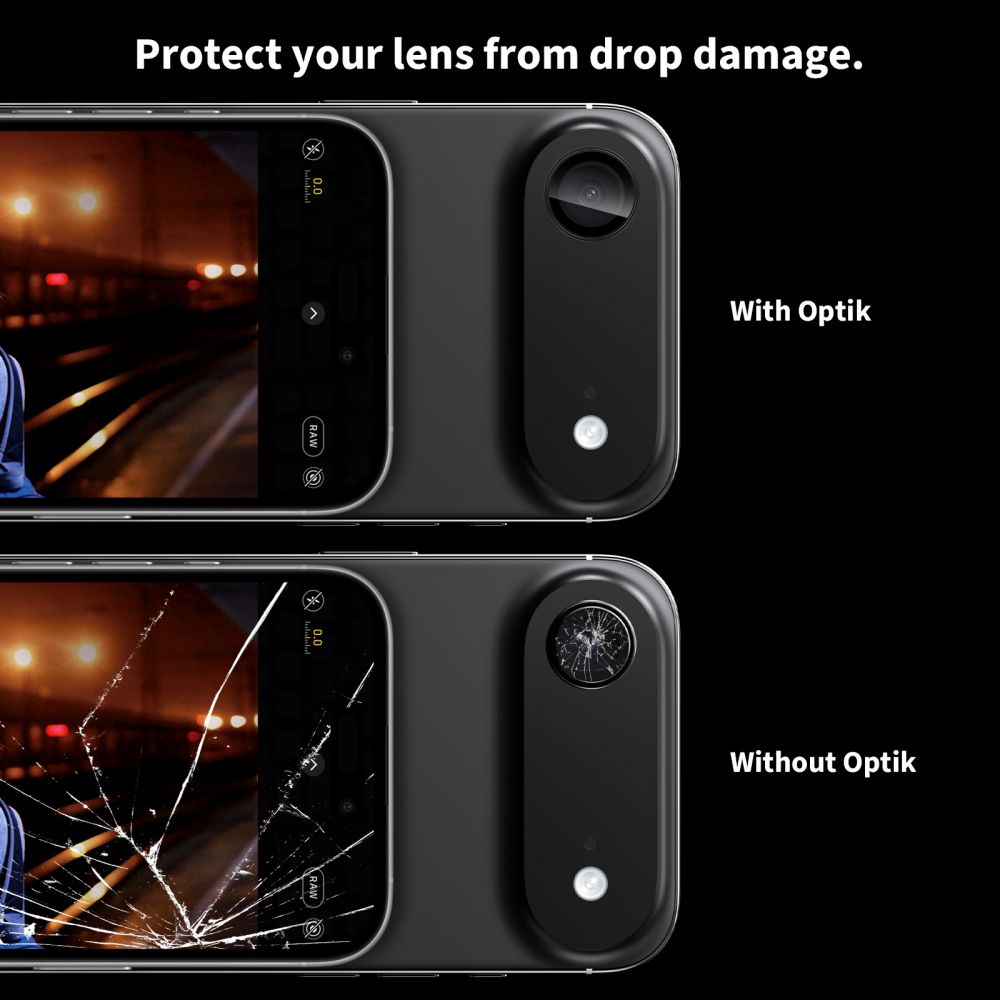 Tech-Protect Tech-Protect iPhone Air Linsskydd CamRing Fit+ Transparent