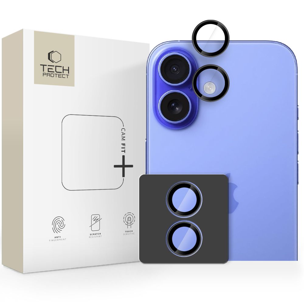 Tech-Protect Tech-Protect iPhone 17 Linsskydd CamRing Fit+ Svart