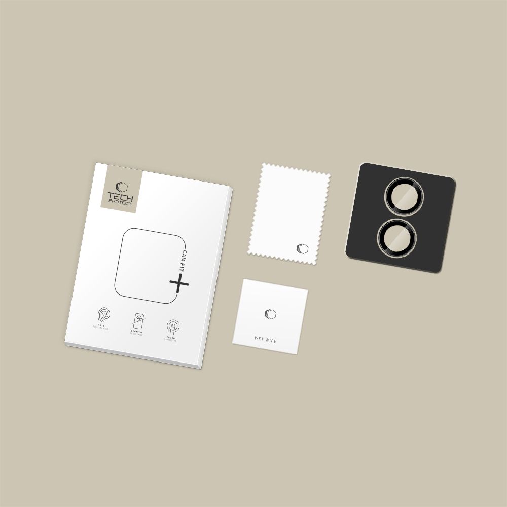 Tech-Protect Tech-Protect iPhone 17 Linsskydd CamRing Fit+ Svart