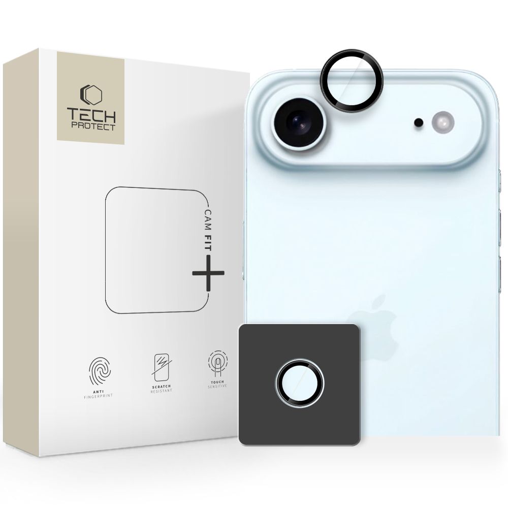 Tech-Protect Tech-Protect iPhone Air Linsskydd CamRing Fit+ Svart