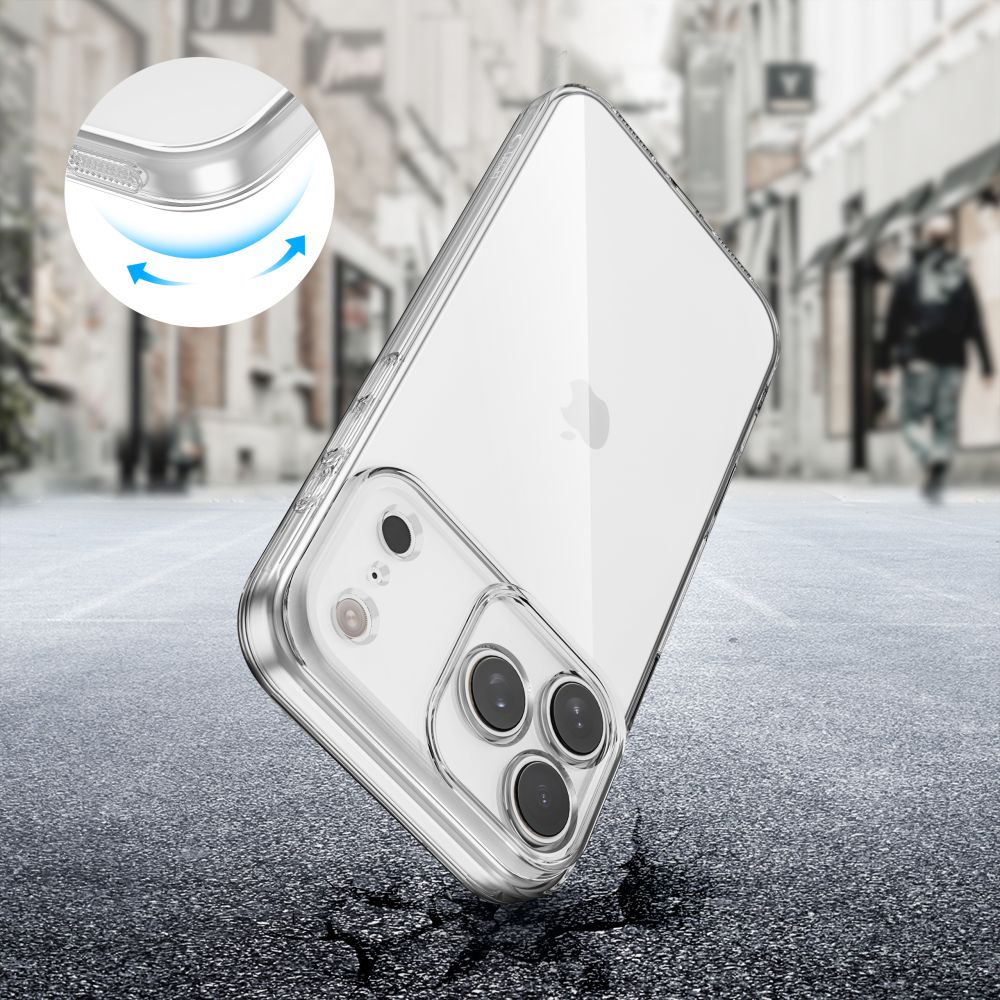 Tech-Protect Tech-Protect iPhone 17 Pro Skal FlexAir Transparent