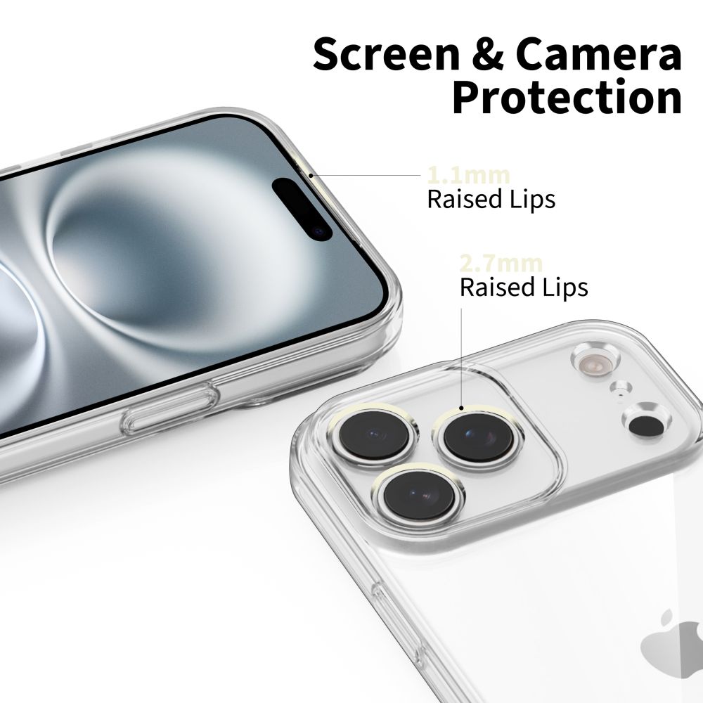 Tech-Protect Tech-Protect iPhone 17 Pro Skal FlexAir Transparent