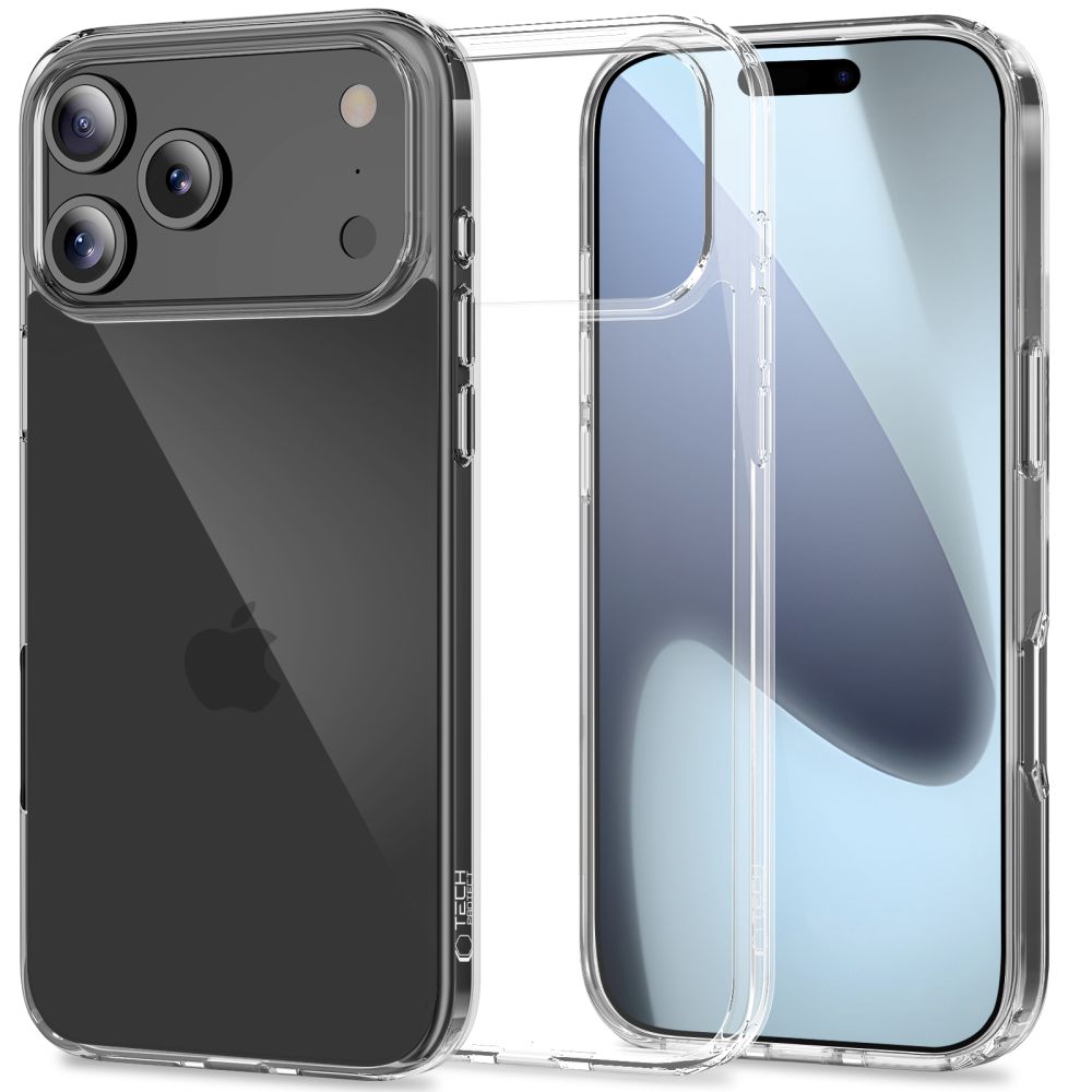 Tech-Protect Tech-Protect iPhone 17 Pro Skal FlexAir Hybrid Transparent
