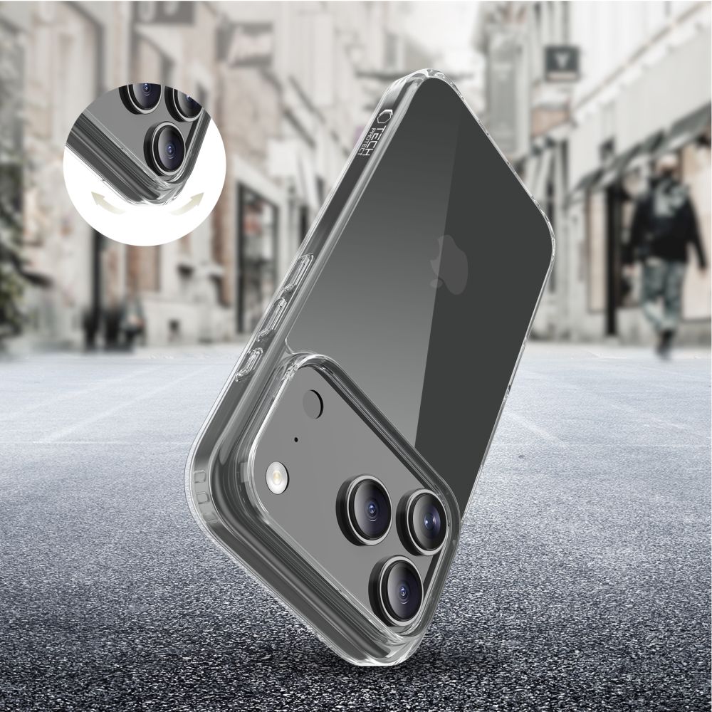 Tech-Protect Tech-Protect iPhone 17 Pro Max Skal FlexAir Hybrid Transparent