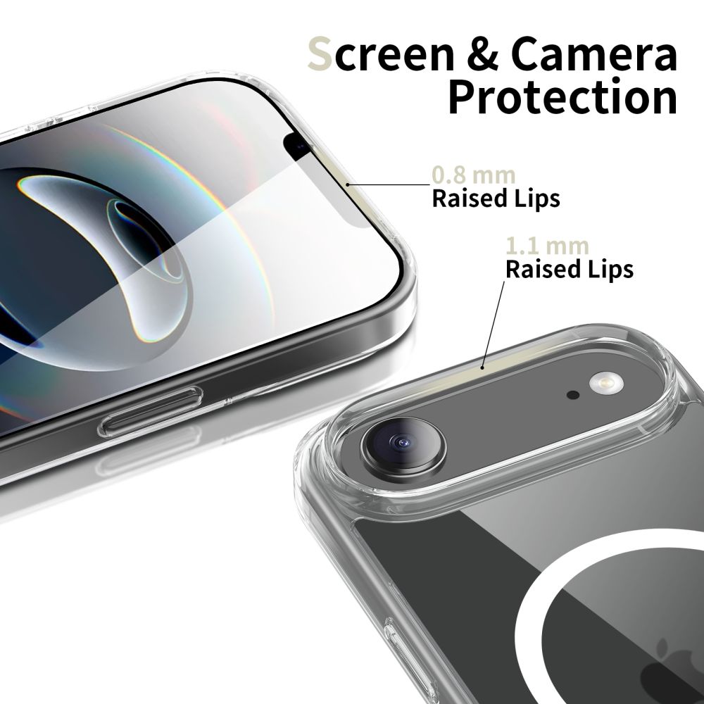 Tech-Protect Tech-Protect iPhone Air Skal MagSafe FlexAir Hybrid Transparent