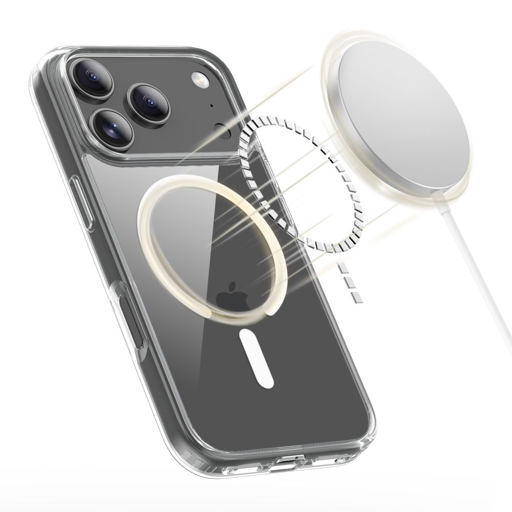 Tech-Protect Tech-Protect iPhone 17 Pro Max Skal MagSafe FlexAir Hybrid Transparent