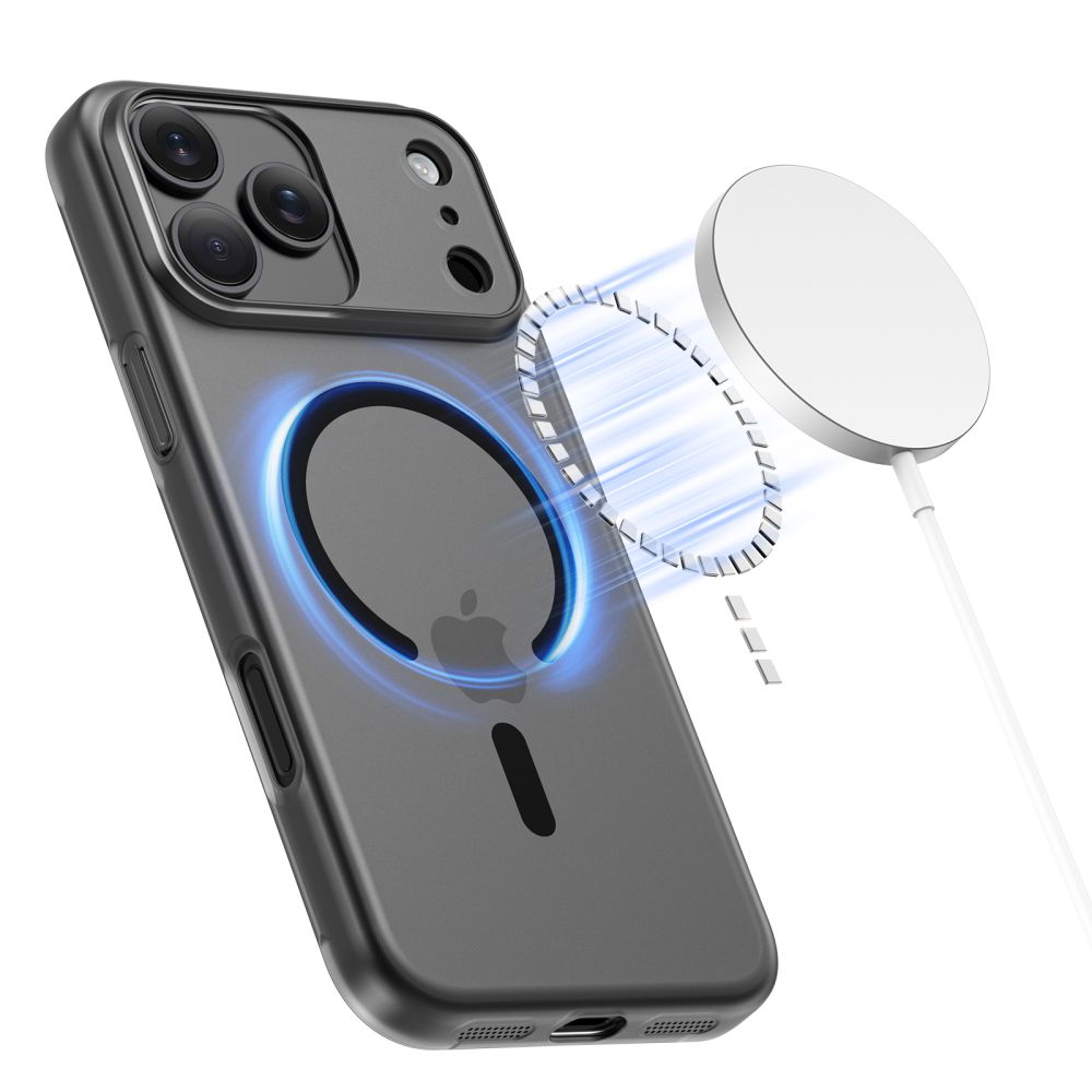Tech-Protect Tech-Protect iPhone 17 Pro Max Skal MagSafe MagSlim Matt Svart