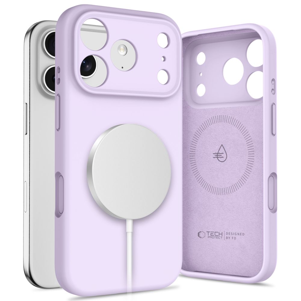 Tech-Protect Tech-Protect iPhone 17 Pro Skal MagSafe Silicone Mauve